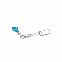 OEM 2001 Ford E-150 Econoline Club Wagon Manifold Diagram - 5L3Z-9430-AA
