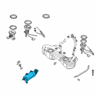 OEM BMW Activated Charcoal Filter, Metal Diagram - 16-12-6-757-177