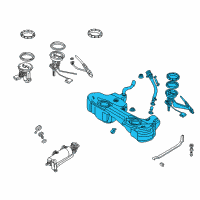 OEM BMW Exchange. Fuel Tank Metal With Filler Pipe Diagram - 16-11-7-464-403