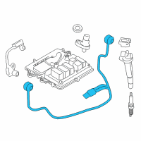 OEM BMW Knock Sensor Diagram - 13-62-7-636-937