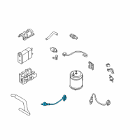 OEM 2004 Kia Rio Oxygen Sensor Assembly, Rear Diagram - 392102X010