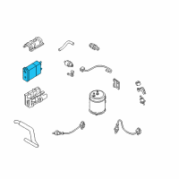 OEM 2003 Kia Rio CANISTER Diagram - 0K32A13970