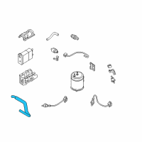 OEM Kia Rio Hose-Ventilation Diagram - 0K30E13741C