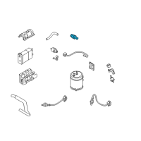 OEM 2001 Kia Rio PCV Valve Diagram - 0K30E13890