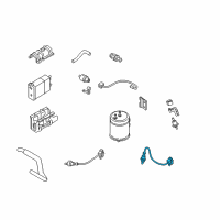 OEM 2001 Kia Rio Oxygen Sensor Diagram - 0K32B18861