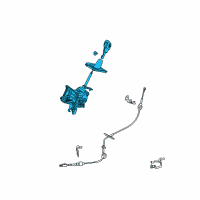 OEM 2014 Ford Escape Gear Shift Assembly Diagram - EJ5Z-7210-AD