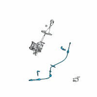 OEM 2013 Ford Escape Shift Control Cable Diagram - CJ5Z-7E395-A