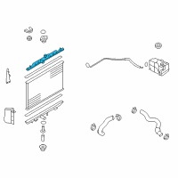 OEM 2013 Nissan Rogue Tank-Radiator, Upper Diagram - 21412-JM00A