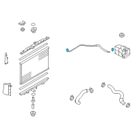 OEM Nissan Clip Diagram - 21750-4U00A