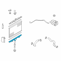 OEM 2012 Nissan Rogue Tank-Radiator, Lower Diagram - 21413-JM00A