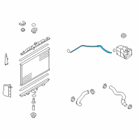 OEM 2011 Nissan Rogue Hose-Reserve Tank Diagram - 21741-JG00A