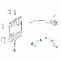 OEM 2018 Nissan Armada Clamp-Hose Diagram - 21514-7990B