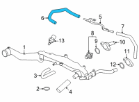 OEM Toyota GR86 By-Pass Hose Diagram - SU003-09511