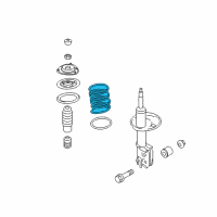 OEM 2011 Hyundai Sonata Spring-Front Diagram - 54630-3Q314