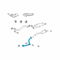 OEM 2015 Scion xB Tailpipe Diagram - 17420-28820