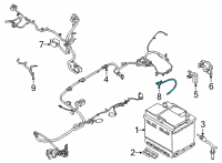 OEM Ford Escape BATTERY MANAGEMENT SYSTEM Diagram - LX6Z-10C679-B