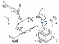 OEM 2022 Ford Maverick BATTERY MANAGEMENT SYSTEM Diagram - LX6Z-10C679-B