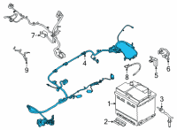 OEM Ford Maverick WIRE - BATTERY - ELECTRIC VEHI Diagram - LX6Z-14290-PA