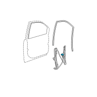 OEM 2013 Ram C/V Window Regulator 6 Pin Motor Diagram - 68030657AA