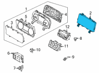 OEM 2021 Kia Sorento Cluster Assembly-INSTRUM Diagram - 94011R5010