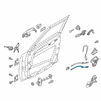 OEM 2018 Kia Soul Cable Assembly-Front Door Inside Diagram - 81371B2000