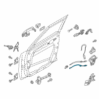 OEM 2019 Kia Soul Cable Assembly-Front Door Inside Diagram - 81371B2000