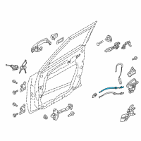 OEM 2015 Kia Soul Cable Assembly-Front Door S/L Diagram - 81391B2000