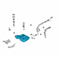 OEM 2003 Toyota Matrix Tank Assy, Fuel Diagram - 77001-01040