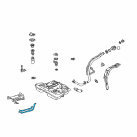 OEM Toyota Matrix Fuel Tank Mount Strap Diagram - 77602-12200