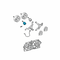 OEM 2003 Pontiac Montana Fan Motor Diagram - 10427857