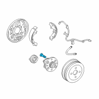 OEM 2010 Scion xD Wheel Stud Diagram - 90942-02067