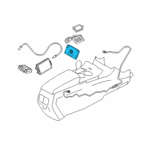 OEM 2011 Ford Edge Module Diagram - BT4Z-14D212-AA