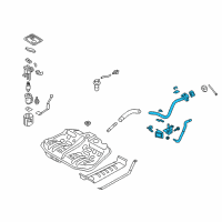 OEM 2016 Kia Cadenza Filler Neck & Hose Assembly Diagram - 310303R500