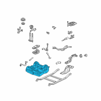 OEM 2002 Honda Civic Tank, Fuel (Orvr) Diagram - 17500-S5A-A36