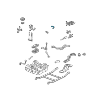 OEM 2002 Acura RSX Regulator Assembly Diagram - 16015-S6M-930