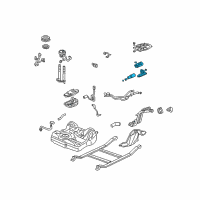 OEM 2004 Honda Civic Module Assembly, Fuel Pump (Kautex) Diagram - 17045-S5A-A31