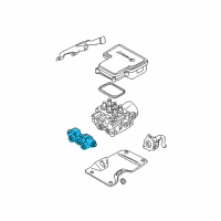 OEM Cadillac Escalade Valve Kit, Brake Combination Diagram - 12548265