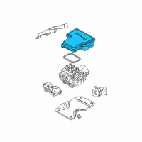 OEM 1999 Chevrolet C1500 Suburban Electronic Brake Control Module Kit Diagram - 12474923