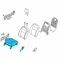 OEM 2014 Kia Soul Cushion Assembly-Front Seat Diagram - 88200B2140KF6