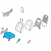 OEM 2016 Kia Soul Cushion Assembly-Front Seat Diagram - 88200B2140KF6