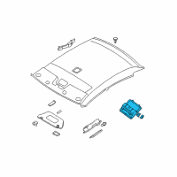 OEM 2007 Nissan Altima Lamp Assembly-Map Diagram - 26430-JA00A