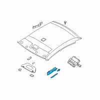 OEM 2010 Nissan Altima Lamp Assembly Spot Diagram - 26460-ZX00A