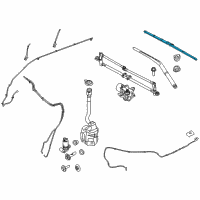 OEM Ford Police Interceptor Utility Front Blade Diagram - BB5Z-17528-D