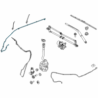 OEM Upper Hose Diagram - FB5Z-17A605-B