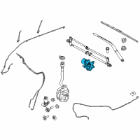 OEM 2017 Ford Explorer Front Motor Diagram - FB5Z-17508-A