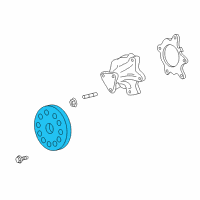 OEM 2018 Toyota Yaris Pulley Diagram - 16173-21021