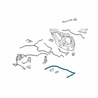 OEM 2007 Saturn Sky Weatherstrip Diagram - 25825782