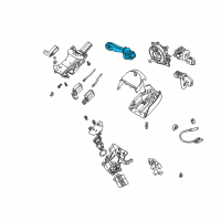 OEM 2003 BMW 525i Wiper Switch Diagram - 61-31-8-363-669