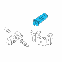 OEM 2015 BMW M235i xDrive Tire Pressure Sensor Control Module Diagram - 36-10-6-855-180