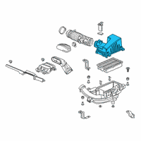 OEM Honda Clarity Cover Comp, Air/C Diagram - 17210-5WJ-A01